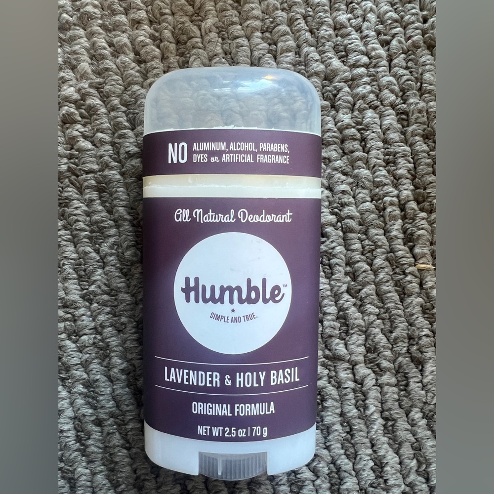 Hard to find humble natural deodorant. Gentle on sensitive skin